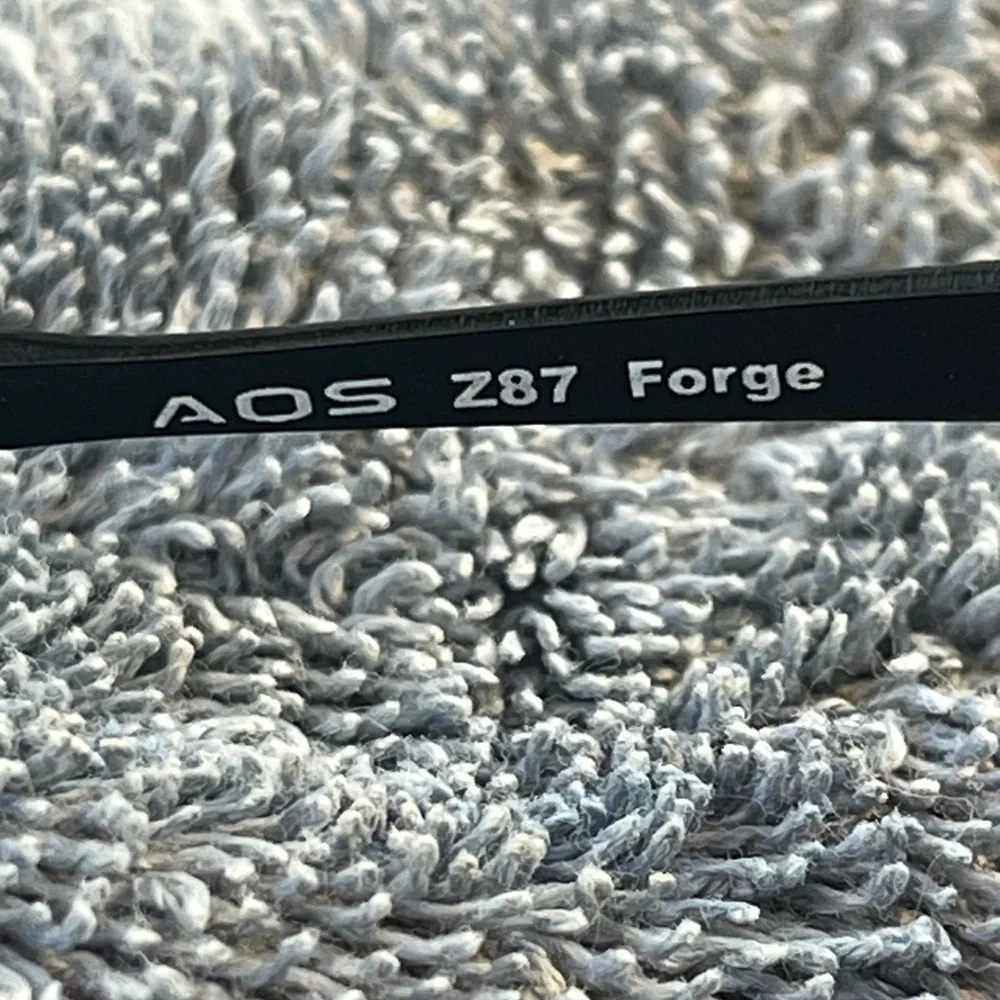 AOS Z87 Forge Black Sunglasses with Yellow Lenses